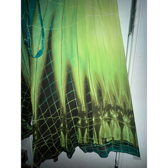 Jean Paul Gaultier femme RARE silk optical illusion stiletto pants US 10 - Picture 2 of 7